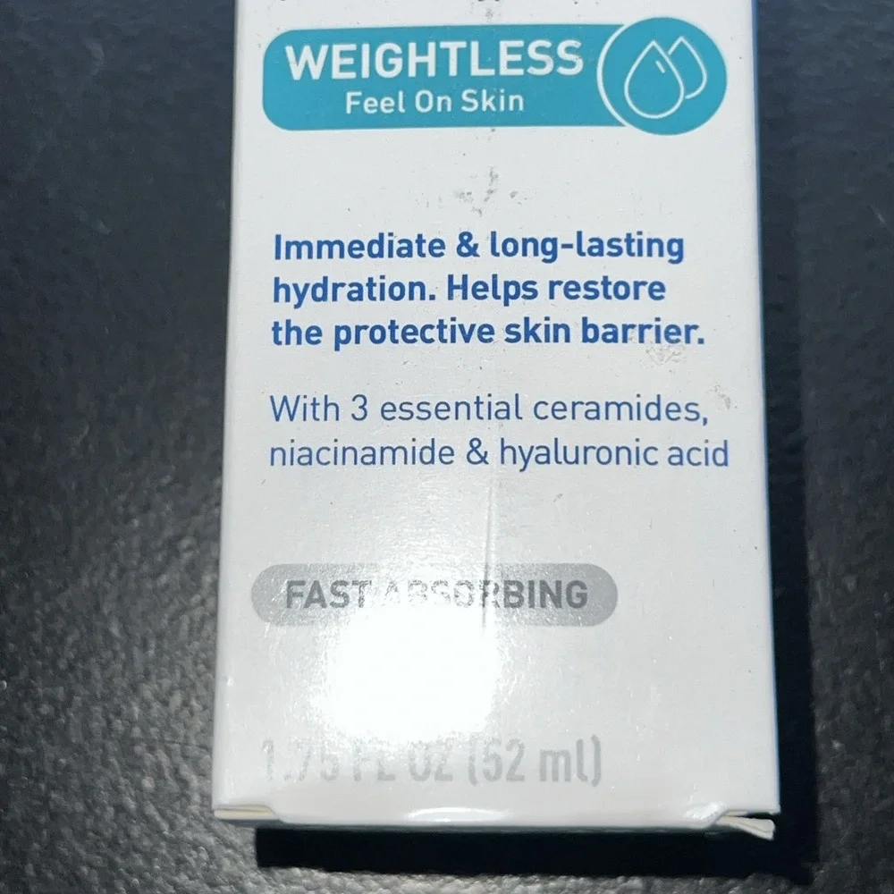 CeraVe Ultra Light Facial Moisturizing Gel 1.75 oz NIB Weightless Fast Absorbing